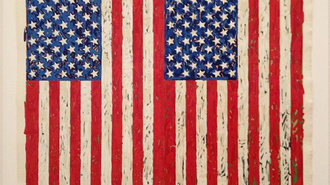 Millionaire Artists - Two Flags, Jasper Johns